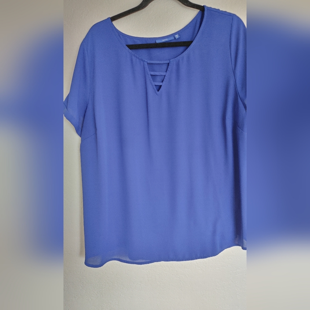 Women's Blue Apt. 9 Plus Sized Blouse